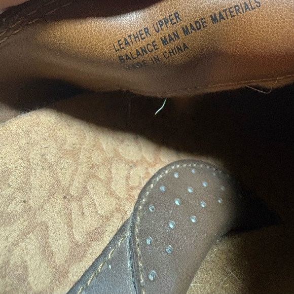 B.O.C. Cognac Leather Heel Mules - Picture 7 of 9